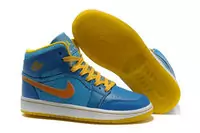 nike air jordan 1 phat gs femmes blue orange basket,zapatos de basketball